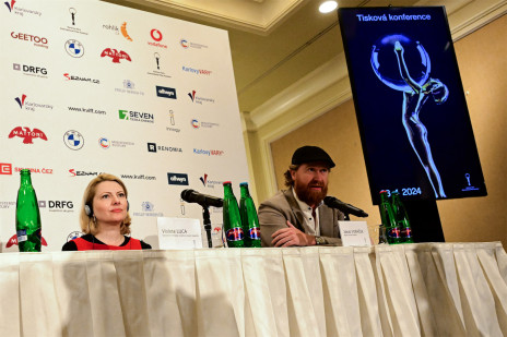Jakub Voracek at the 1st Press Conference of the 58th KVIFF