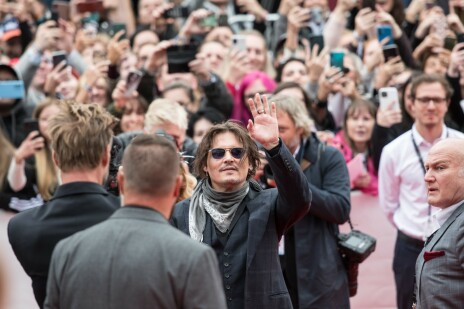 Johnny Depp at the 55th Karlovy Vary IFF
